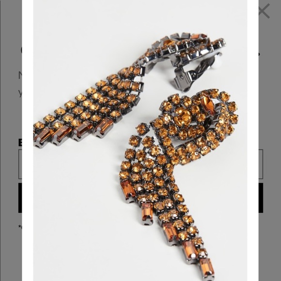 NWT Rachel Comey jeweled brown rerun earrings